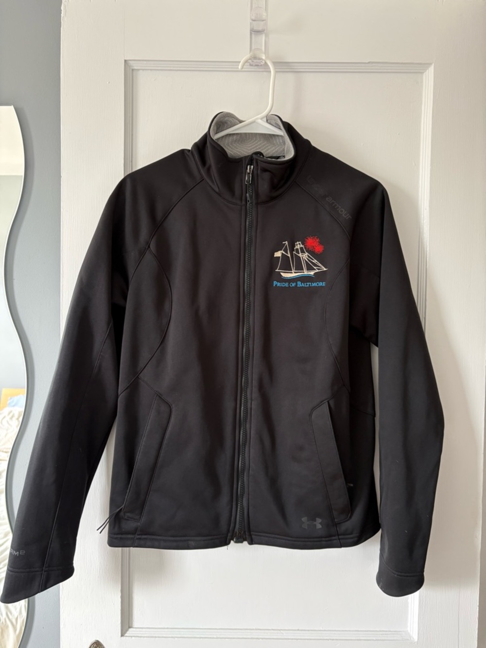 Under Armour Unisex Black Softshell Jacket - Pride of Baltimore Crew Uniform